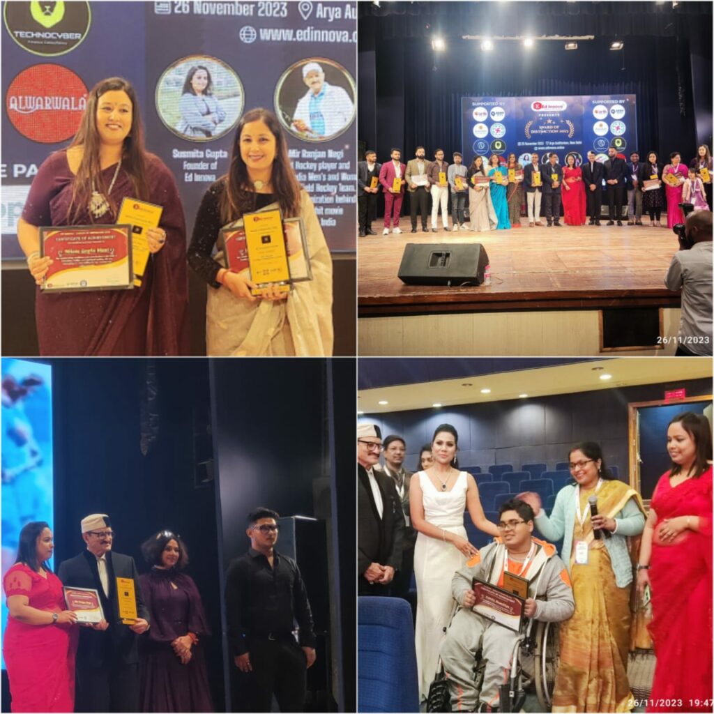 Noida Based Advertising Agency Ed Innova felicitated 50 Awardees in its Ed Innova Award of Distinction 2023 in New Delhi on 26th November
