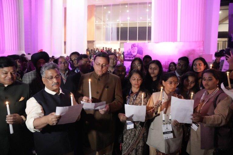 CM Dhami Declares Environmental Commitment, pledged to Champion Sustainable Practices as an Eco-Warrior on third day of the 6th World Congress on Disaster Management