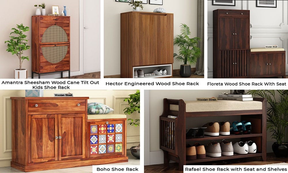 Best Shoe Rack Designs of 2024 by Wooden Street