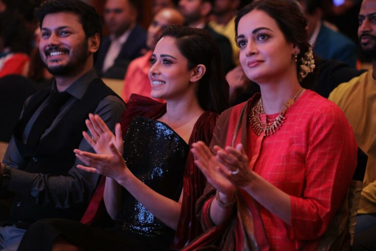 “Nushrratt, Dia, and Aditi Grace Dadasaheb Phalke Awards Press Meet 2024”
