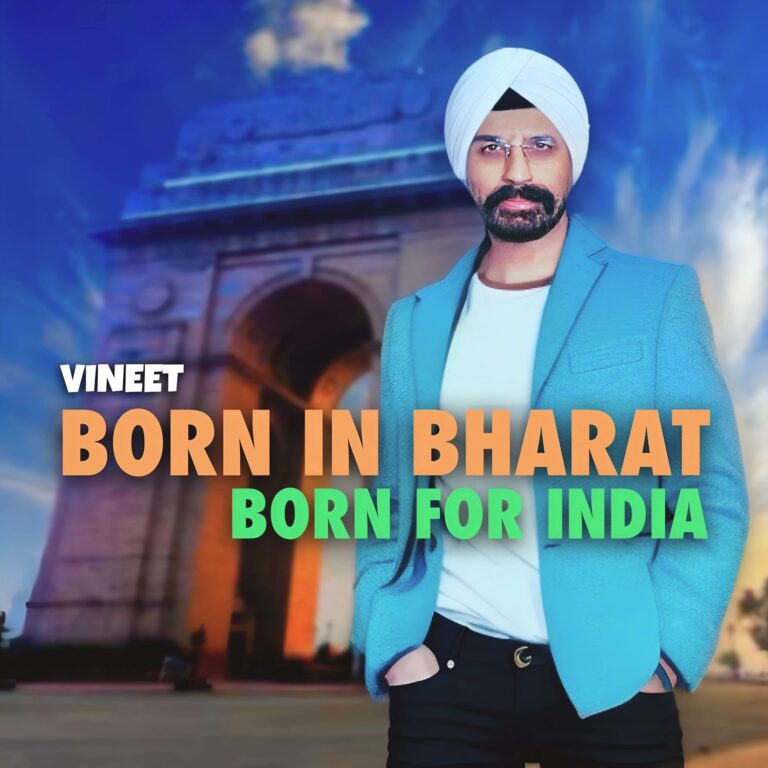 Vineet Singh Hukmani’s New Patriotic Anthem ‘Born In Bharat, Born For India’ Resonates with the Heartbeat of the Nation