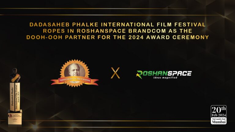 ROSHANSPACE BRANDCOM, LEADING DOOH-OOH MEDIA COMPANY ASSOCIATES WITH DPIFF AWARDS 2024