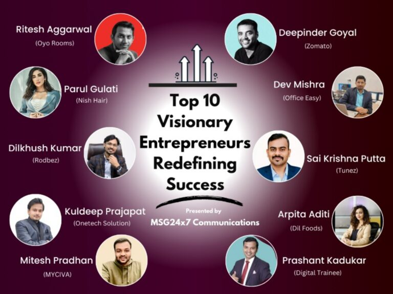 Pioneering Paths: Top 10 Visionary Entrepreneurs Setting New Standards for Success in 2024