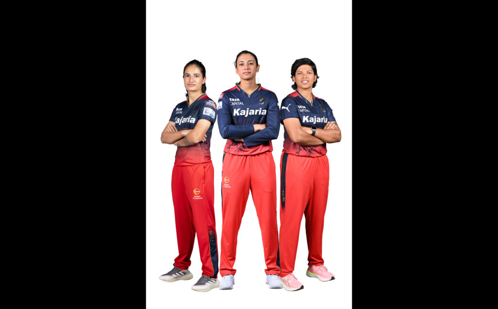 KAJARIA TILES EXTEND PARTNERSHIP WITH RCB WOMEN’S TEAM