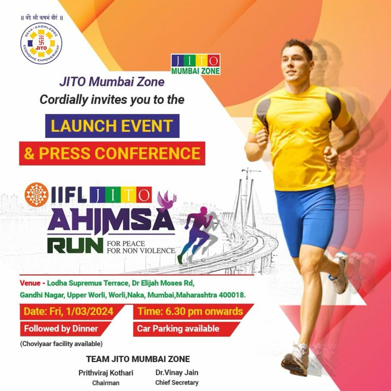 JITO Ahimsa Run 2.0: Setting Records and Promoting Non-Violence