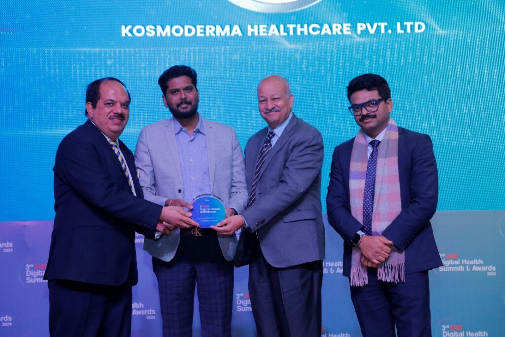 Kosmoderma Healthcare Clinches Best Cosmetic Dermatology Brand of the Year at IHW Digital Health Awards 2024