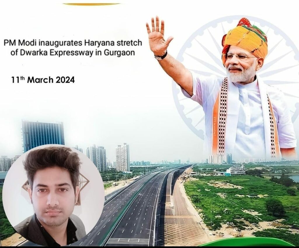 PM Modi inaugurates Haryana stretch of Dwarka Expressway in Gurugram