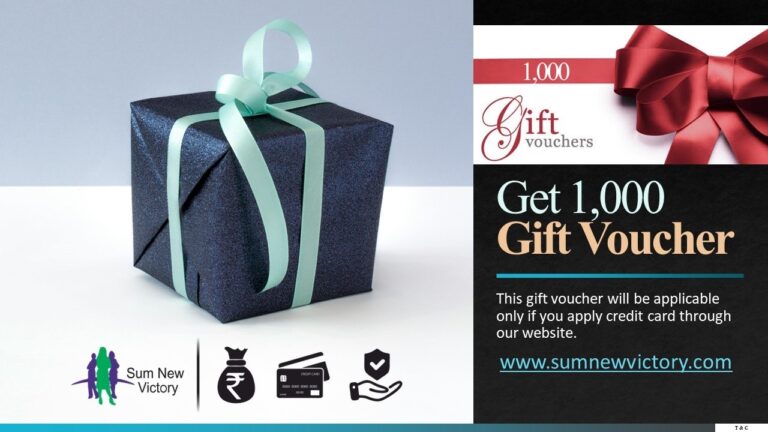 Sum New Victory Offer: Get 1,000 Gift Vouchers When You Apply for a Credit Card!