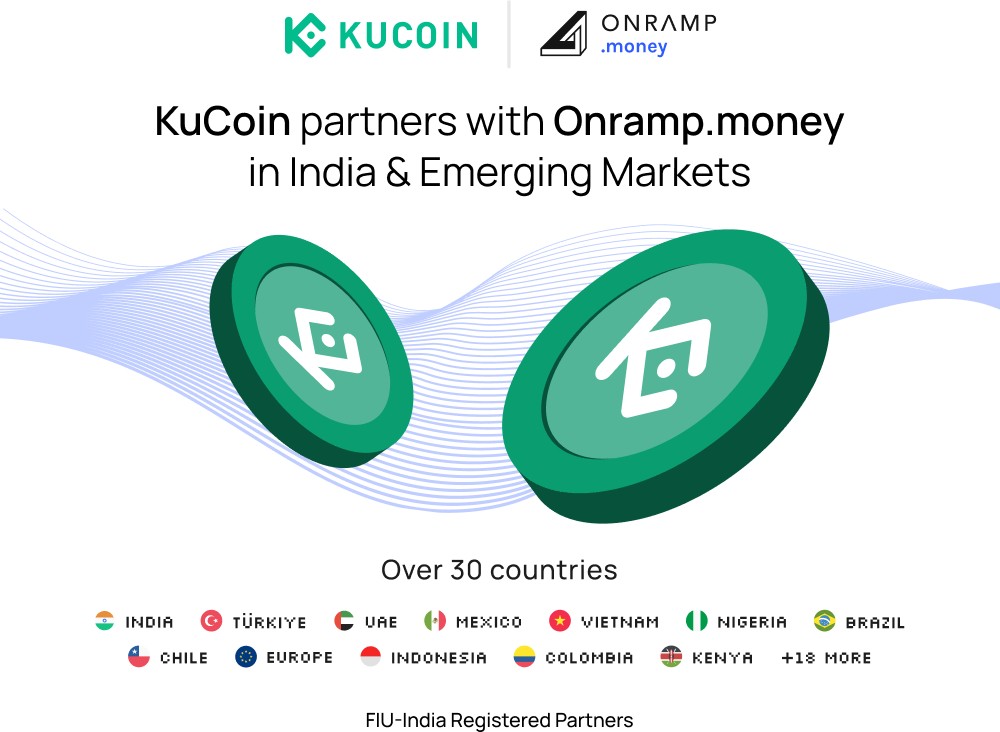 KuCoin Partners with Onramp Money in India & Emerging Markets | FIU-India Registered Partners