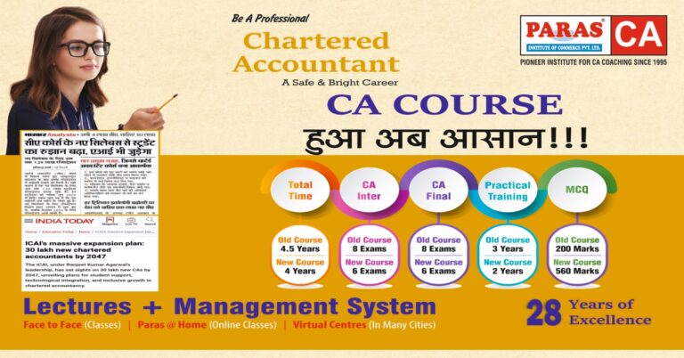 Paras Institute of Commerce Pvt Ltd: Leading the Way in CA Coaching Excellence