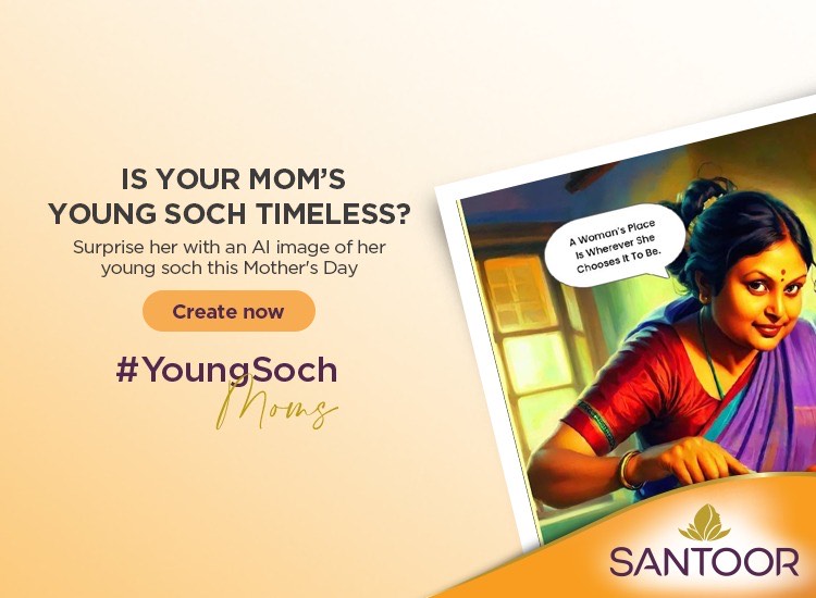 Celebrate the Power of #YoungSochMoms with Santoor’s Innovative AI Experience