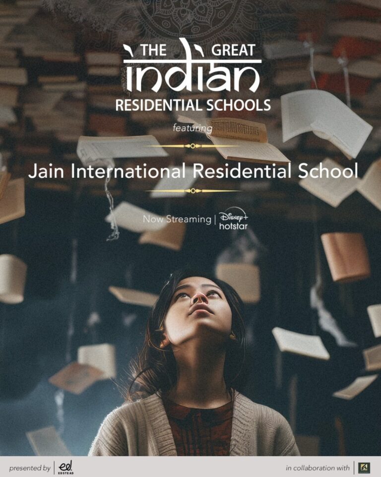 JAIN International Residential School features in Disney+ Hotstar’s Great Indian Residential School Series