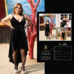 Geeta Tyagi Being the face plus size calendar by Shapely By Somwya