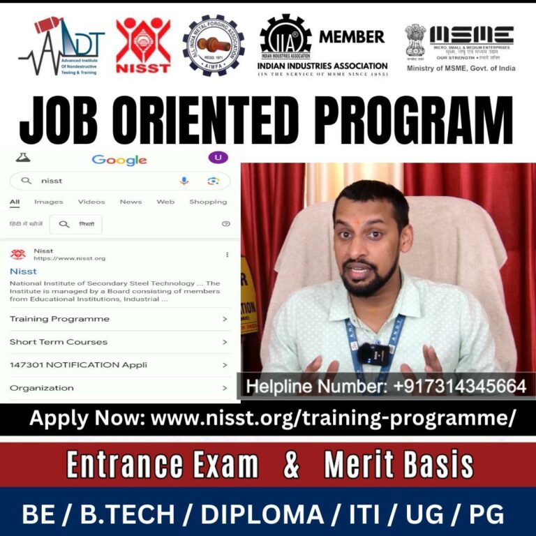 Best NDT Institute ANDT Offers Job Oriented Program for ITI, Diploma, Btech and Others with Placement Opportunities in India and Abroad