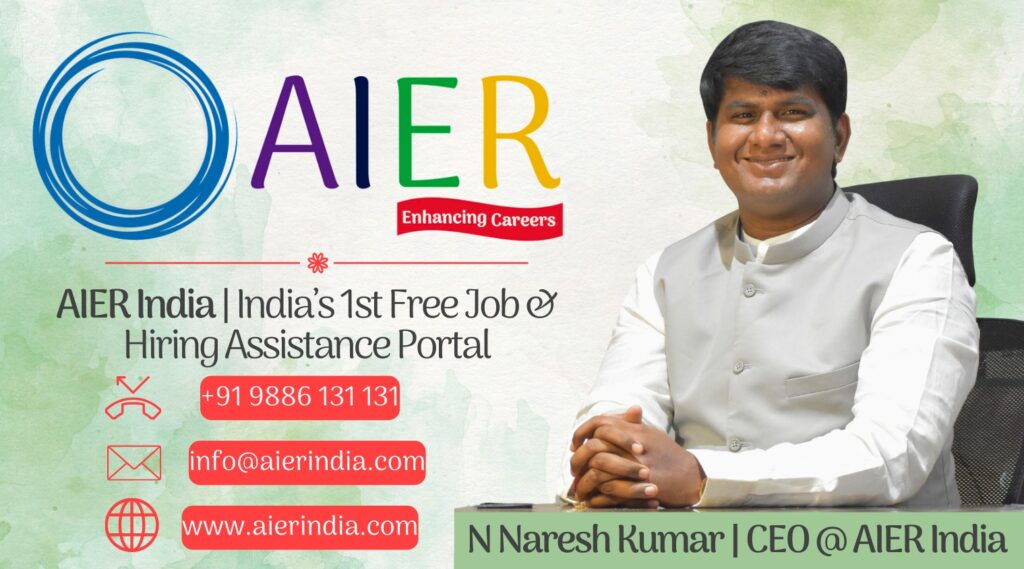 AIERIndia.com Transforms Recruitment Sector with Cutting-Edge AI, Says CEO N Naresh Kumar