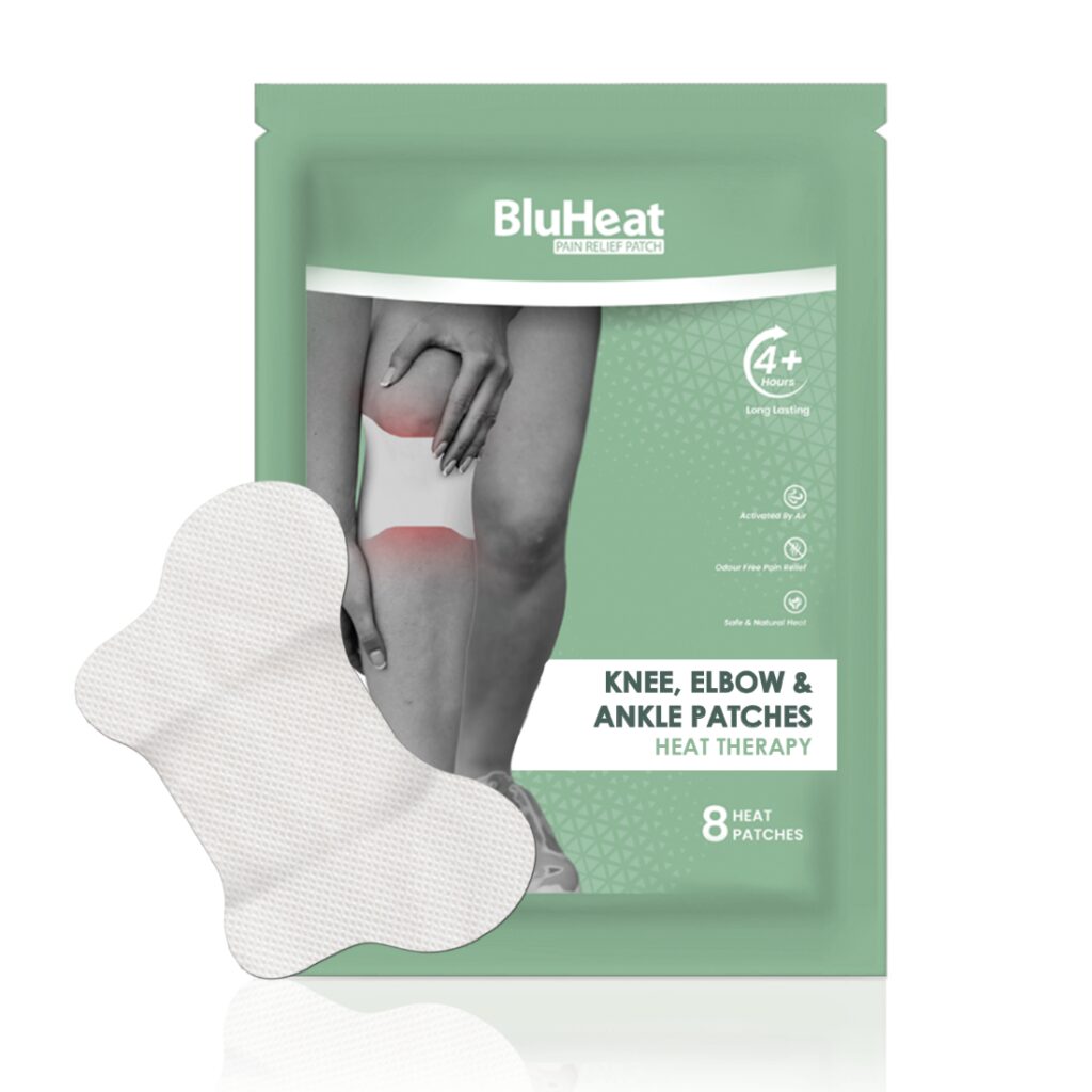  BluHeat Launches Natural Pain Relief Patches for Knees, Elbows & Ankles