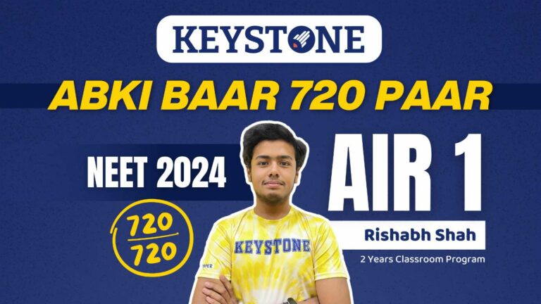 Keystone Student Rishabh Shah Achieves Historic Perfect Score in NEET 2024
