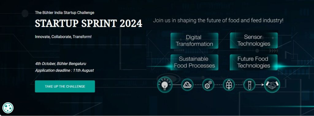 Bühler India Announces Startup Sprint 2024 Challenge for Food and Feed Value Chain Startups