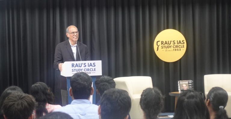 Former RBI Governor Dr. Duvvuri Subbarao Visits Rau’s IAS Study Circle: A Nostalgic Journey Back to His Roots