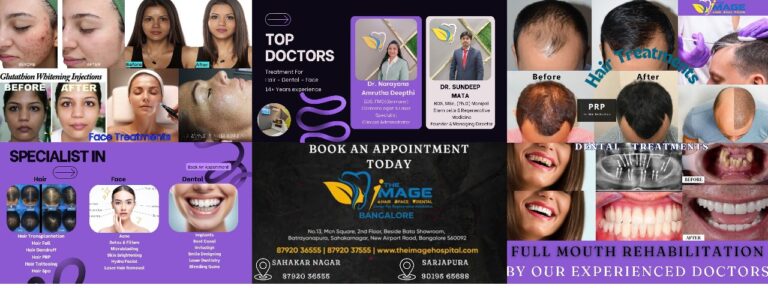 Top Best Dentist & Dermatologist Doctors Near Me | The Image Hospital For Your Hair Face and Dental Treatments in Bangalore