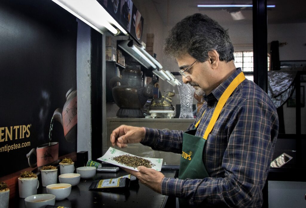 Madhav Sarda – Expert Tea Taster and Managing Director Golden Tips Tea