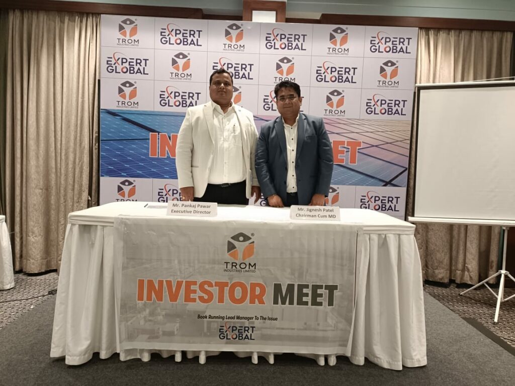 Gujarat based Trom Industries Limited’s IPO Closes on Monday, July 29, 2024.