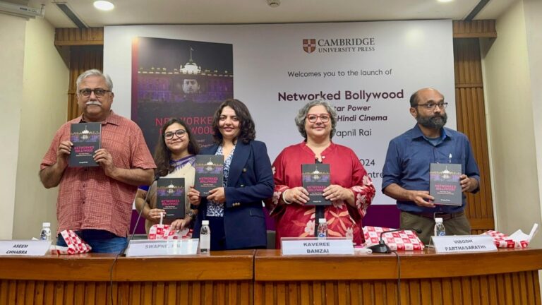 Launch of “Networked Bollywood: How Star Power Globalized Hindi Cinema” by Dr. Swapnil Rai Receives Widespread Acclaim