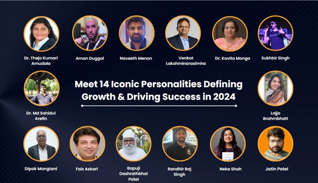 Meet 14 Iconic Personalities Defining Growth & Driving Success in 2024