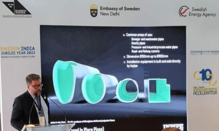 Inpipe Sweden AB Introduces Advanced UV-Cured GRP Liners To India
