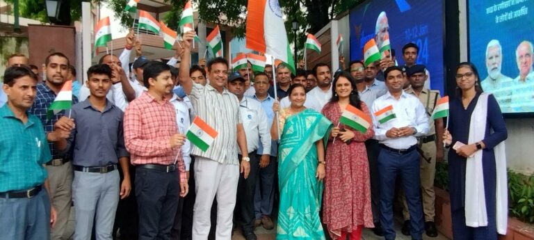 Gujarat Bhavan Immersed in Patriotism