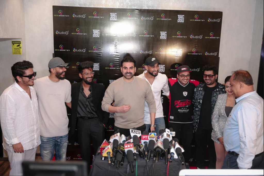Arbaz Khan showers blessings in Idyaboosters music launch.