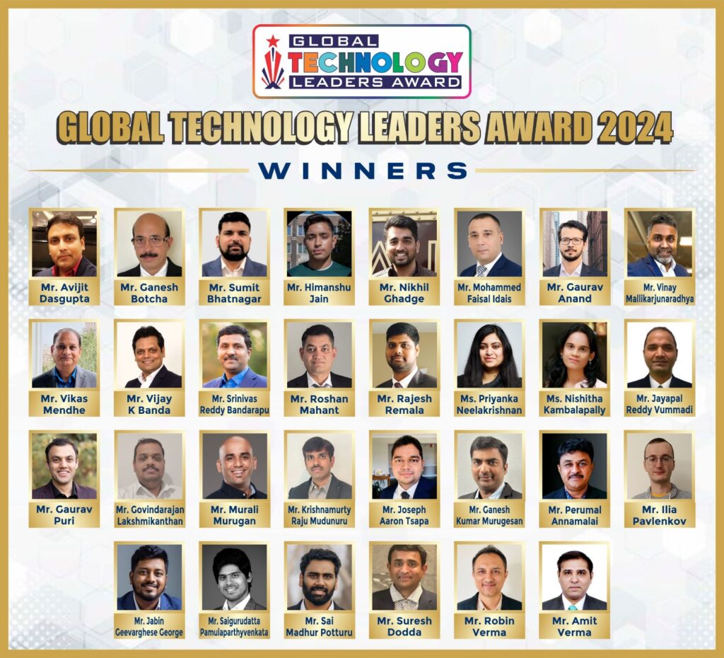 Bizox Media Network organized “Global Technology Leaders Awards 2024” felicitated Awards to Individuals from INDIA, USA & UAE
