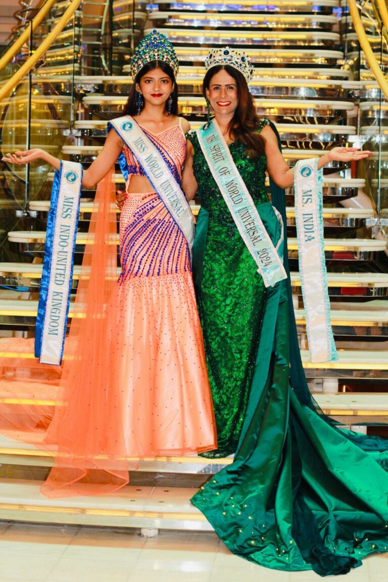 Chennai’s Dynamic Duo Triumphs at Ms. World Universal Pageant 2024