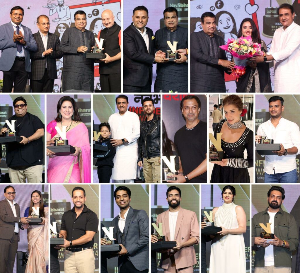 Navabharat Influencer Awards 2024 – A Grand Success Celebrating India’s Social & Digital Excellence, co-organised by Bubble communication