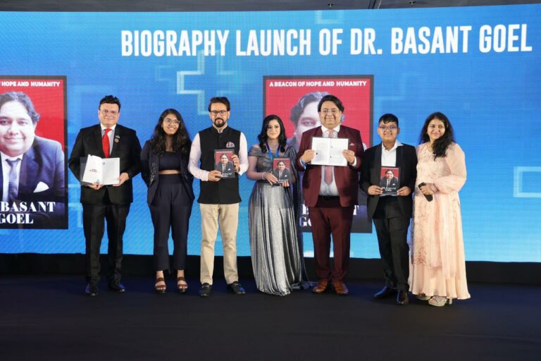 Dr. Basant Goyal, CEO of Basant Medicos, Honored at IIFA Awards, Dubai with the Launch of His Biographies