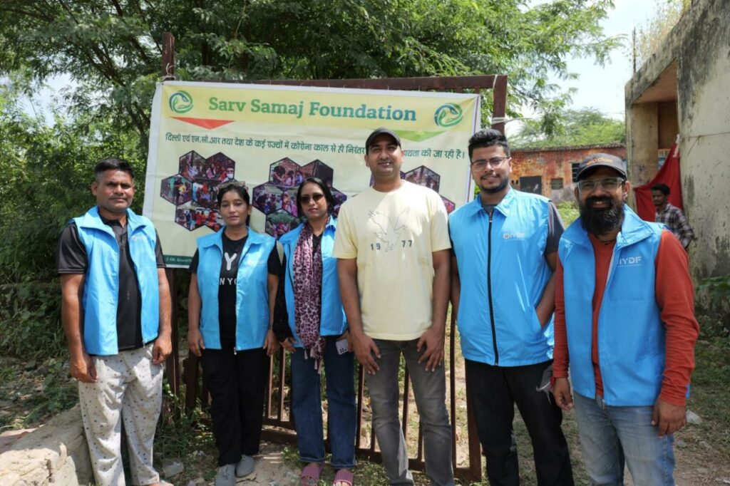 IYDF and Plant N Pots Provide Education and Food Aid to Slum Children in Delhi