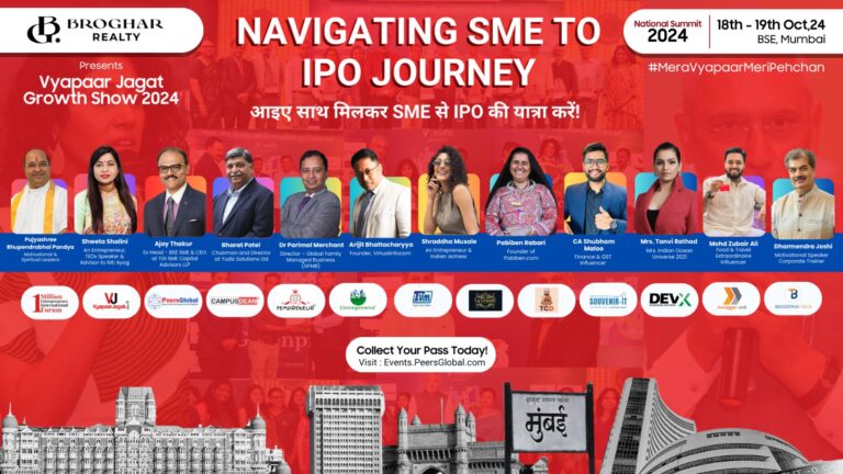 Vyapaar Jagat Growth Show 2024 to help SMEs navigate to IPOs, celebrate entrepreneurial excellence