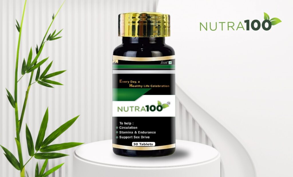 Tablet Nutra100 (Formula) 3X Stronger than Shilajit and Ashwagandha for Sexual Performance and Workout Stamina