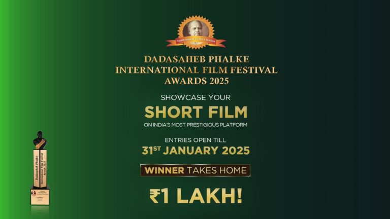 Short Film Submissions Live at Dadasaheb Phalke International Film Festival 2025: Win ₹1 Lakh and the Prestigious Best Short Film Award