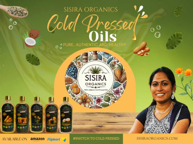 Sisira Organics Brings Pure, Traditional Cold-Pressed Oils & Organics to Every Indian Kitchen