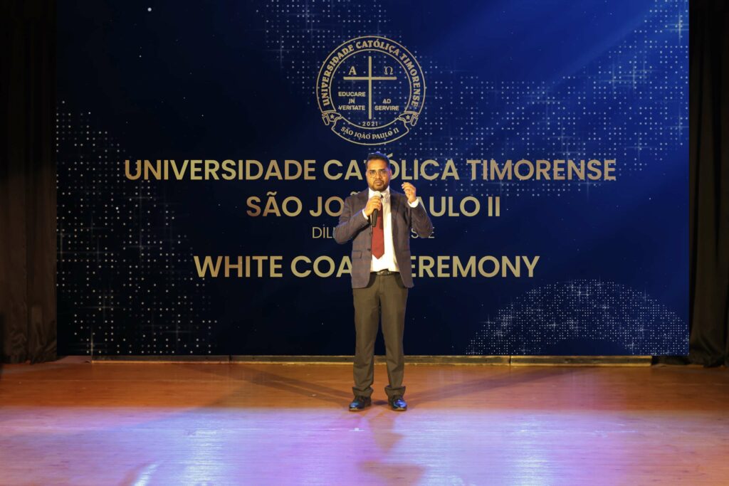 Historic White Coat Ceremony Marks the Beginning of MBBS Journey for International Students at Universidade Catolica Timorense, Timor – Leste.