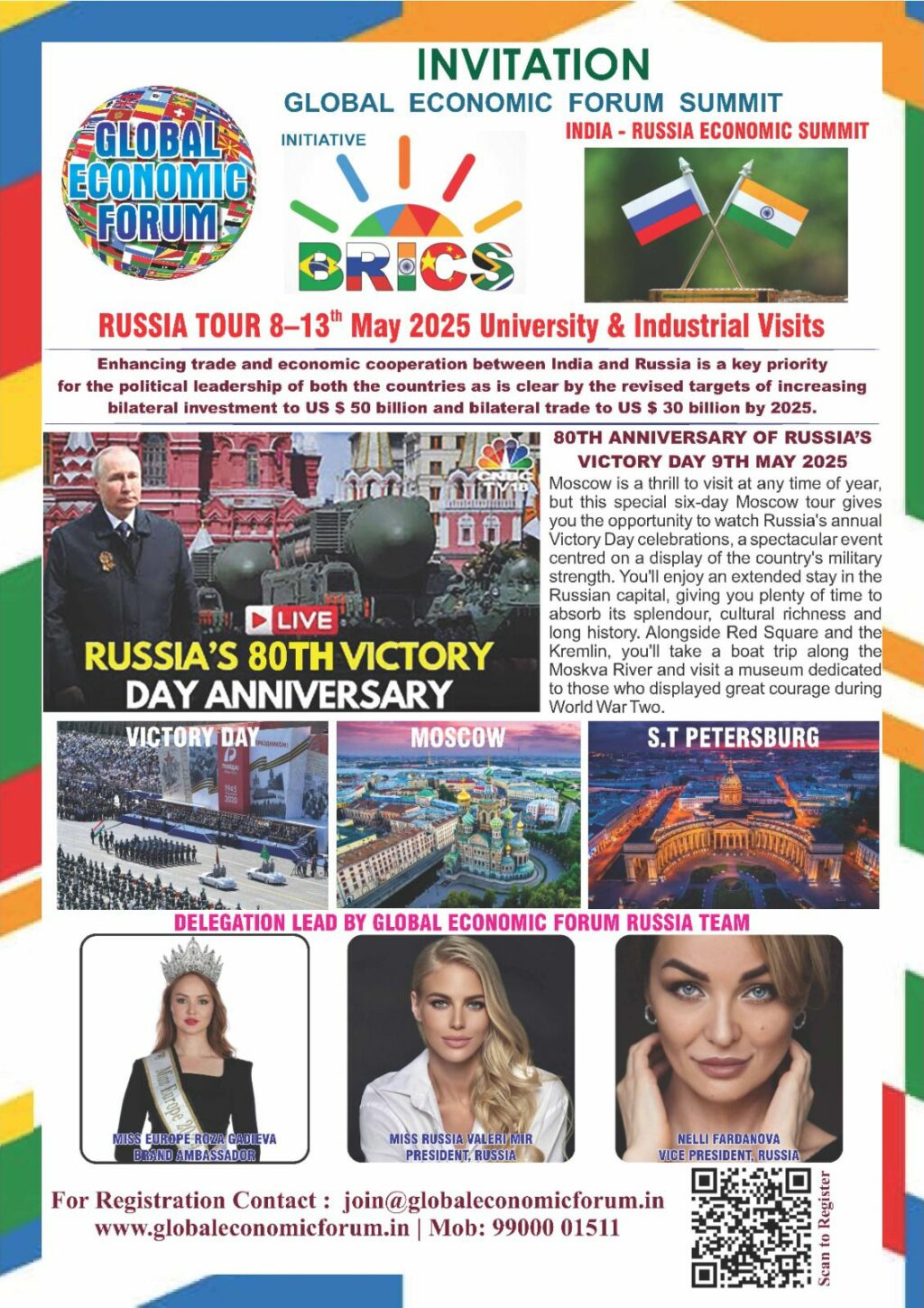 Global Economic Forum organises India Russia Economic Summit at Russia