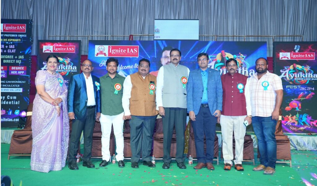 IGNITE IAS Celebrates Ayuktha 2024 – Annual Fest with Esteemed Guest V.V. Lakshmi Narayana, Inspiring the Future of Indian Civil Service