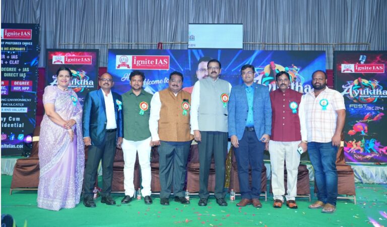 IGNITE IAS Celebrates Ayuktha 2024 – Annual Fest with Esteemed Guest V.V. Lakshmi Narayana, Inspiring the Future of Indian Civil Service