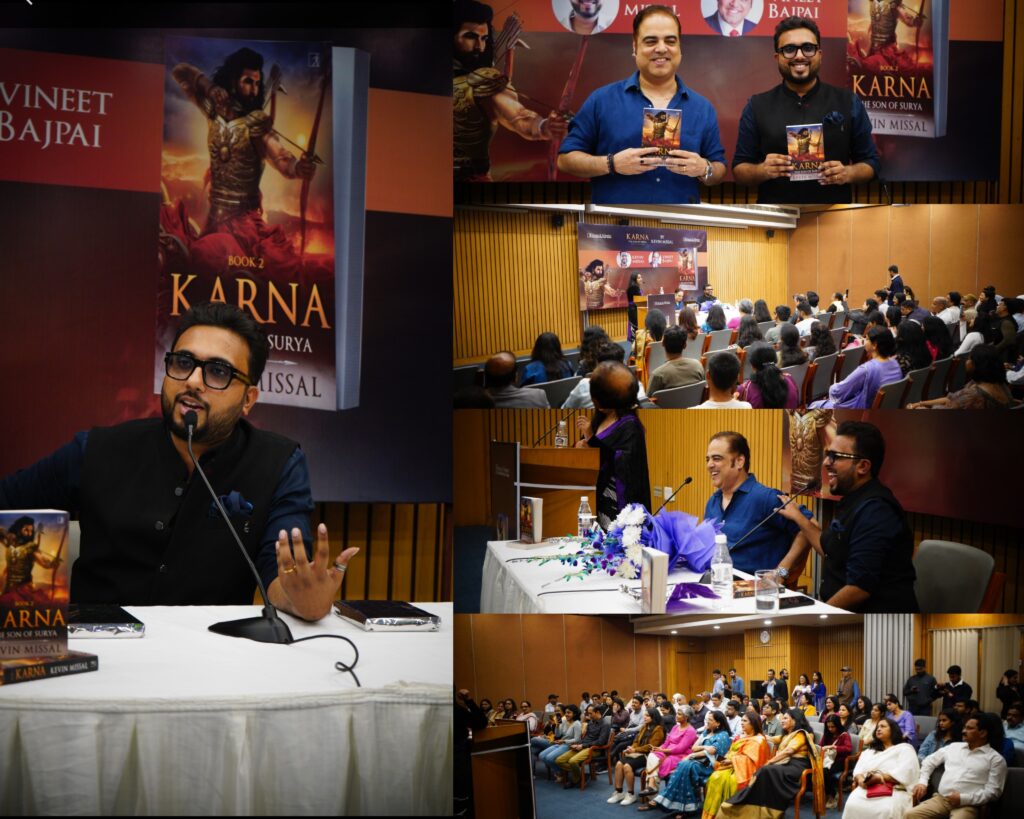 Celebrated Author Kevin Missal Unveils Karna 2: The Son of Surya at India international Centre, Delhi