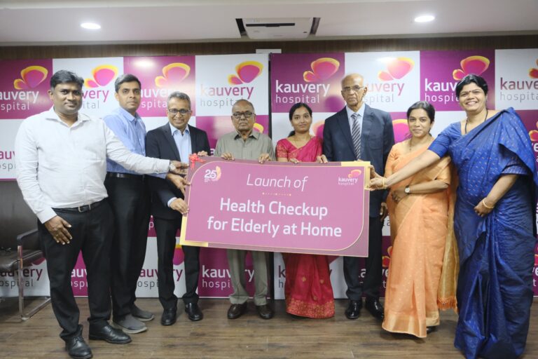 Kauvery Hospital Alwarpet Launches Health Checkup for the elderly at home