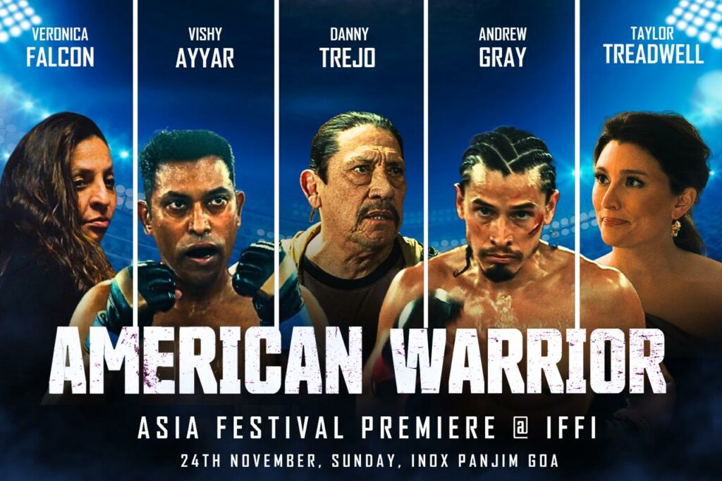 Hollywood Spotlight: Award-winning Action Drama ‘American Warrior’ Selected at the 55th International Film Festival of India