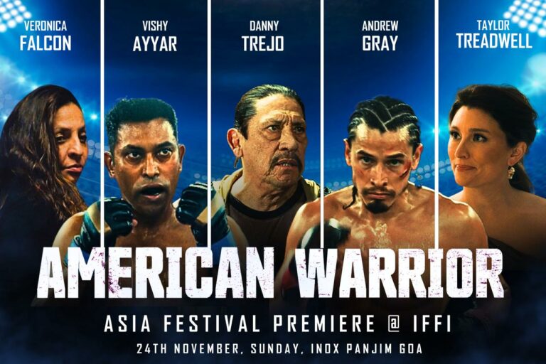 Hollywood Spotlight: Award-winning Action Drama ‘American Warrior’ Selected at the 55th International Film Festival of India