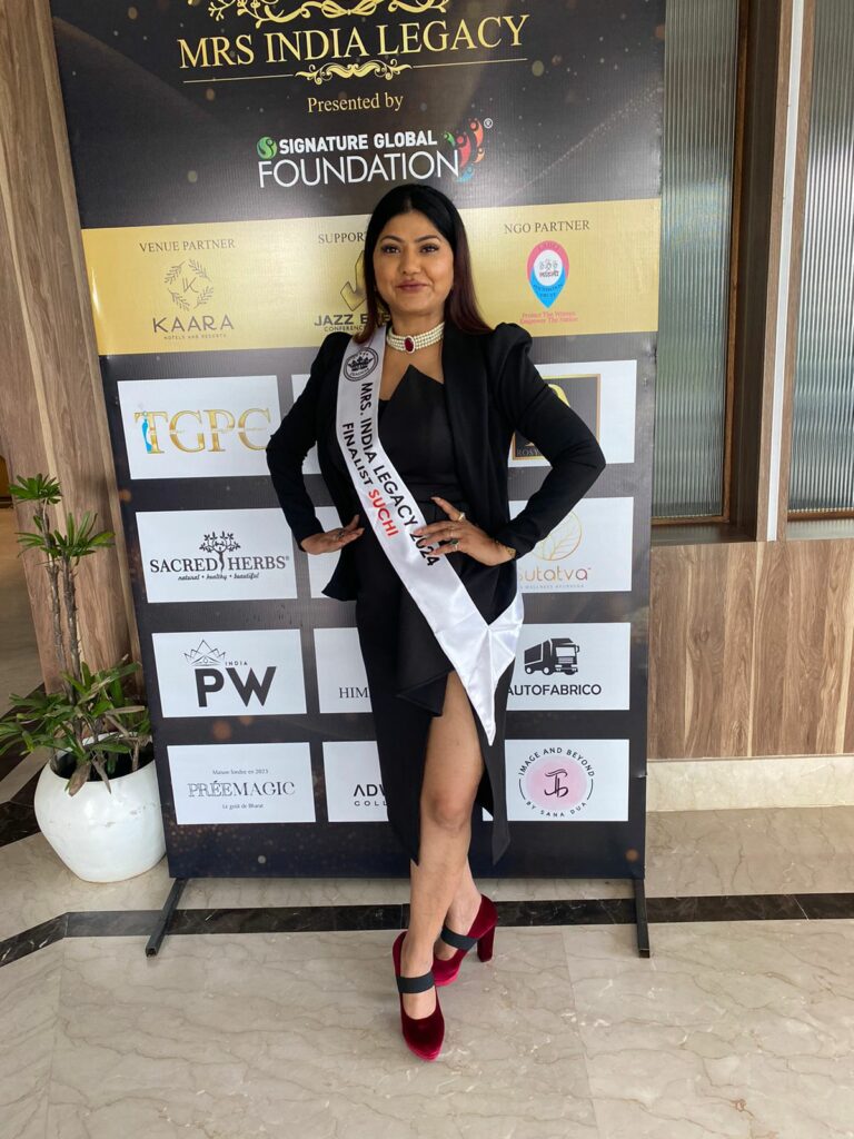 Suchi Sahu’s Unforgettable Journey at Mrs. India Legacy 2024: A Triumph of Resilience and Beauty
