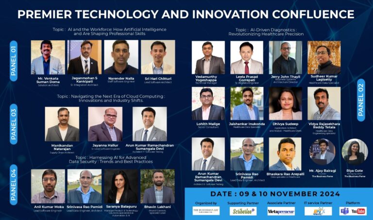 Premier Technology & Innovation Confluence 2024 (2nd Edition) by The Business Fame: Unveiling Next-Generation Technology & Industry Expertise  | Moderated by Riya Gote
